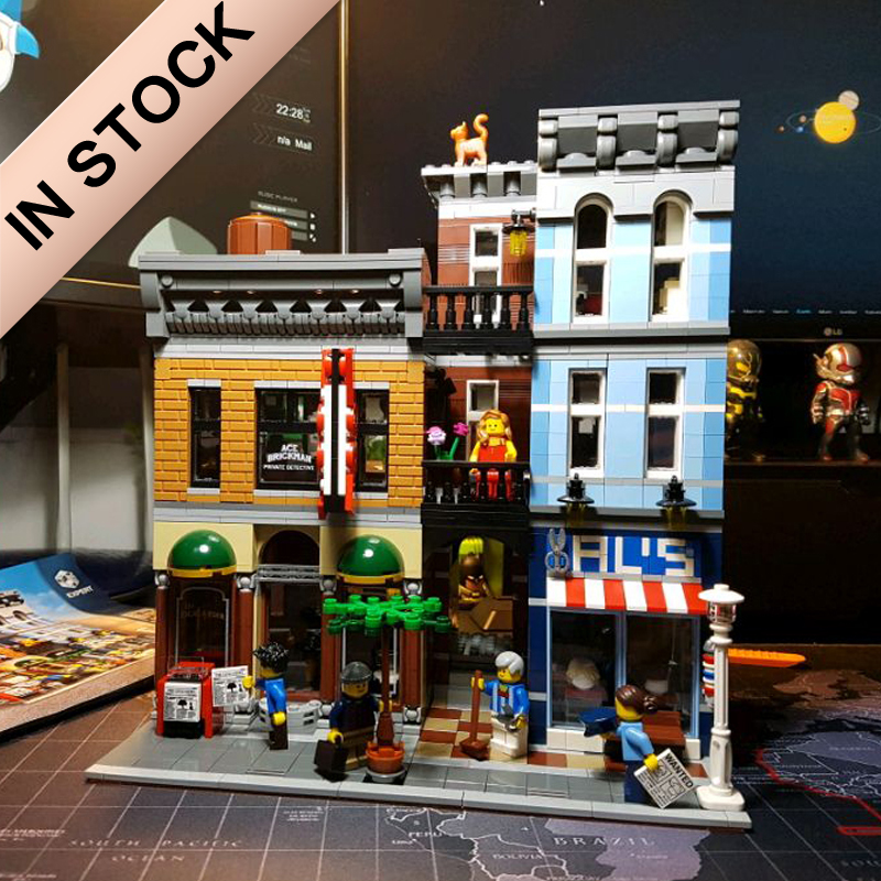 City Building Blocks Sets Creator Expert 15011 Detective's Office Model Kids Toy 