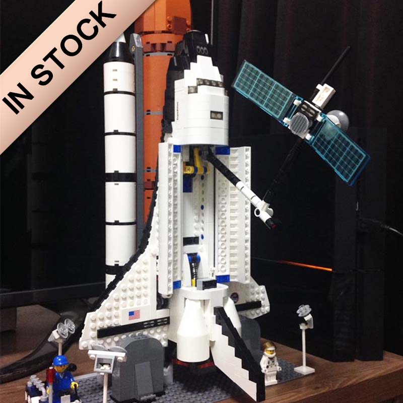 Top Quality Bricks Set Clone 1230Pcs Space Shuttle Expedition Building Model 