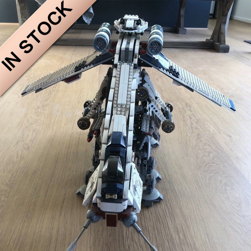 05053 Republic Dropship W/ AT-OT Walker Building Blocks Sets Star Wars Kids Toys 